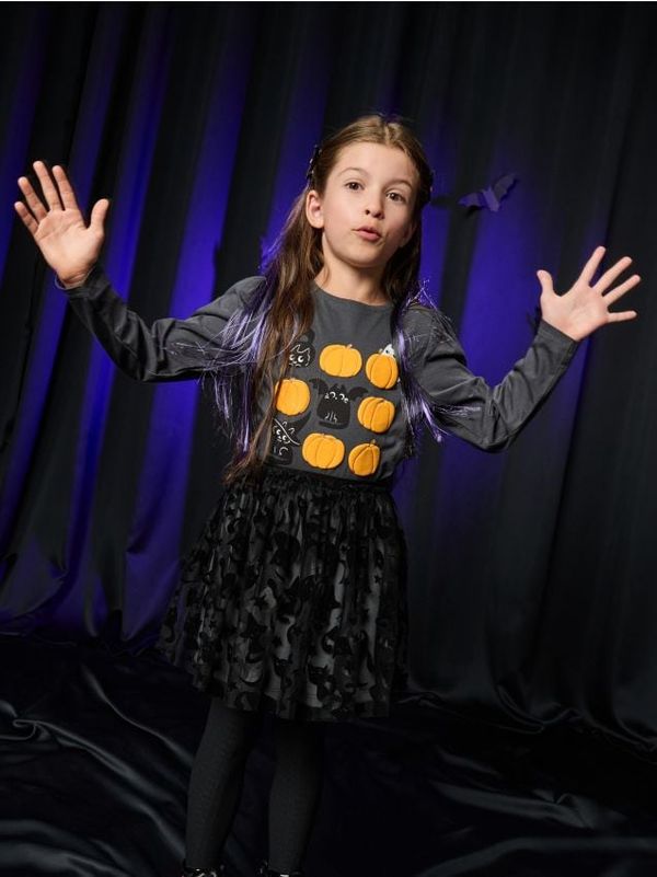 Sinsay Sinsay - Тениска с дълъг ръкав - антрацит