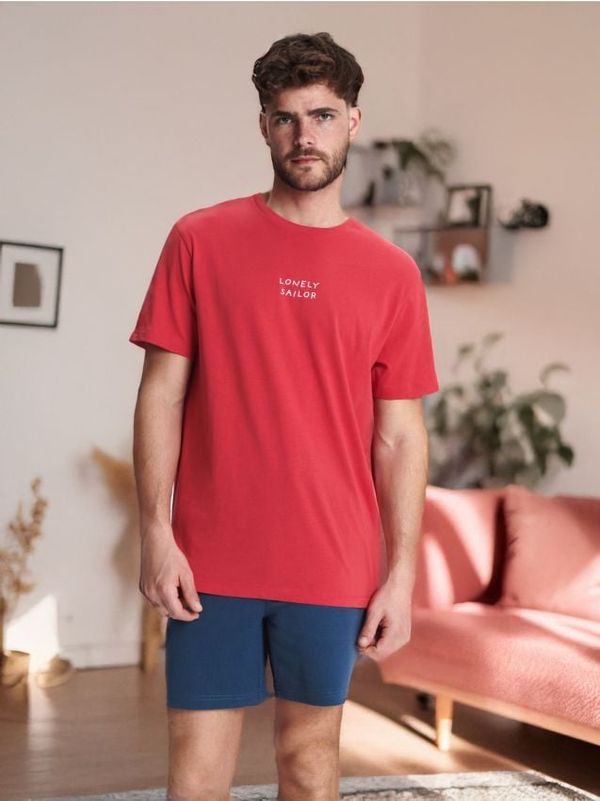 Sinsay Sinsay - Тениска с принт - аврора розово