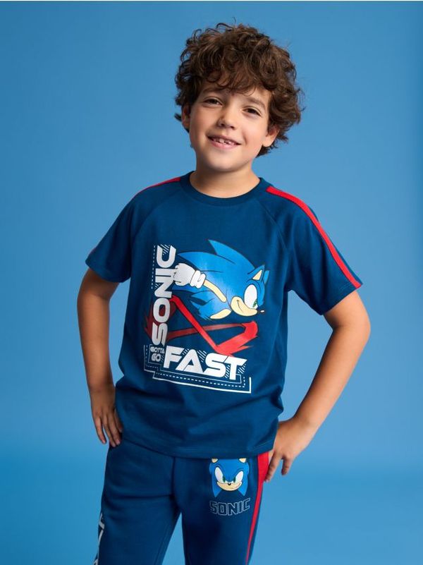 Sinsay Sinsay - Тениска Sonic the Hedgehog - нави