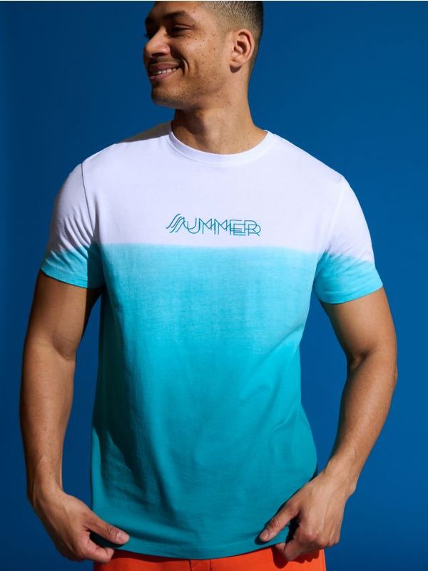 Sinsay Sinsay - Тениска - светлотюркоазено