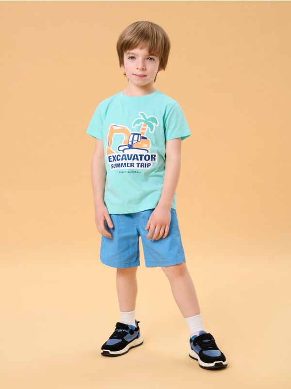 Sinsay Sinsay - Тениска - светлотюркоазено