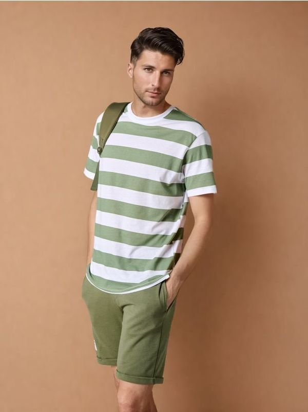 Sinsay Sinsay - Тениска - светлозелено