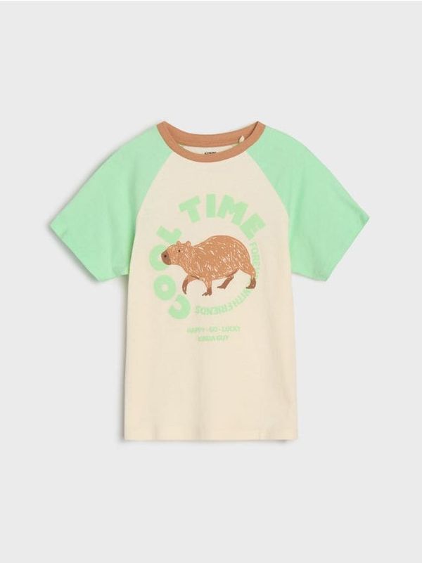 Sinsay Sinsay - Тениска - телесен цвят