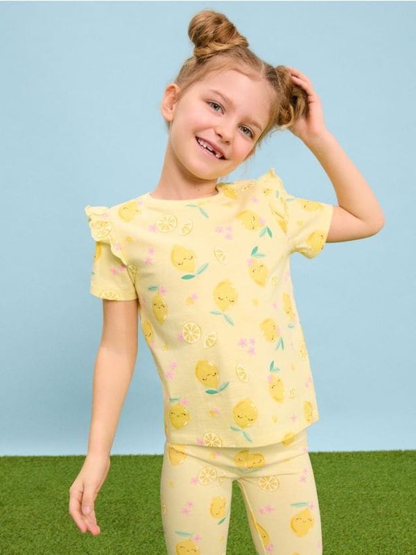 Sinsay Sinsay - Тениска - жълт