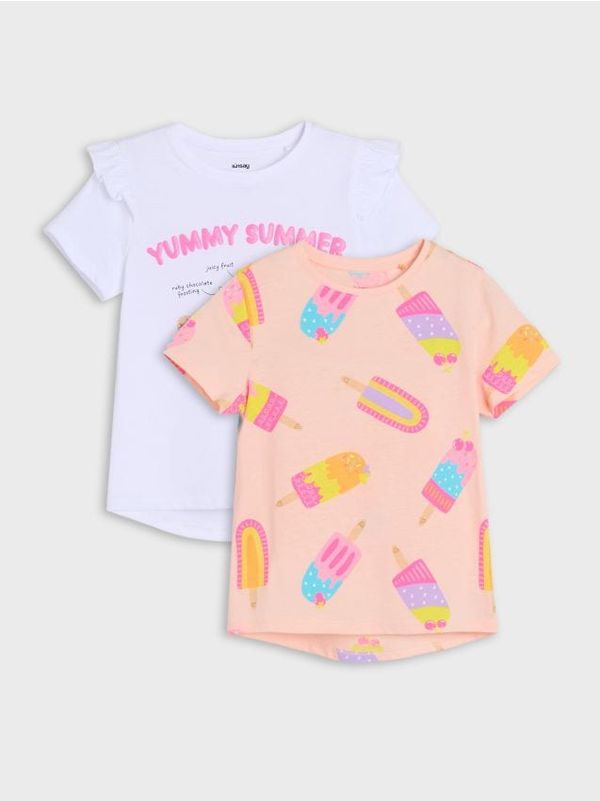 Sinsay Sinsay - Тениски, 2 броя - многоцветен