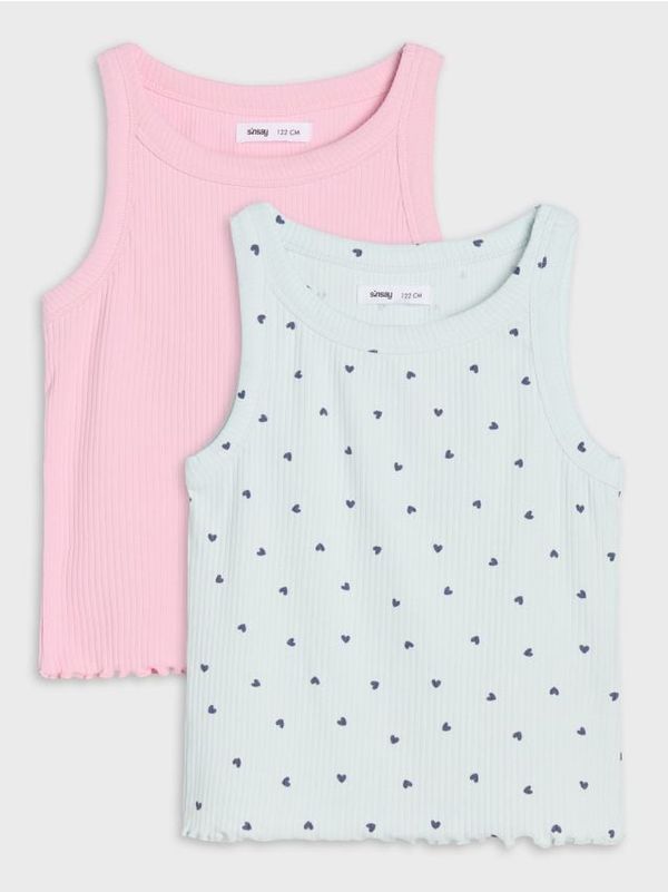 Sinsay Sinsay - Тениски, 2 броя - многоцветен