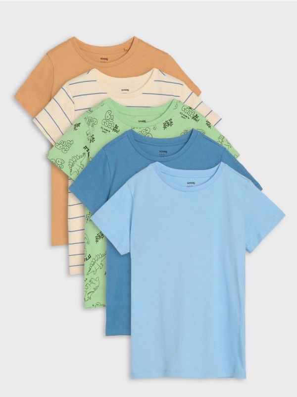 Sinsay Sinsay - Тениски, 5 броя - многоцветен