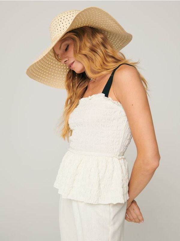 Sinsay Sinsay - Топ - кремав