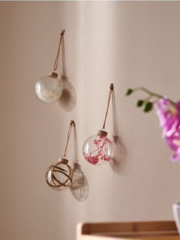 Sinsay Sinsay - Топки за украса, 3 броя - многоцветен