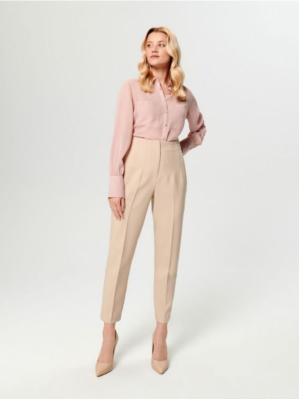 Sinsay Sinsay - Тъкан панталон - бежово