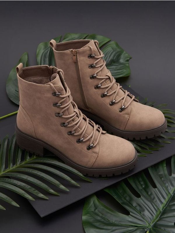 Sinsay Sinsay - Връзвани боти - бежово