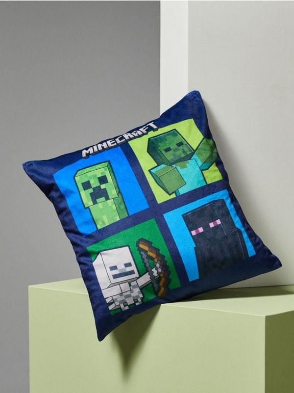 Sinsay Sinsay - Възглавница Minecraft - нави