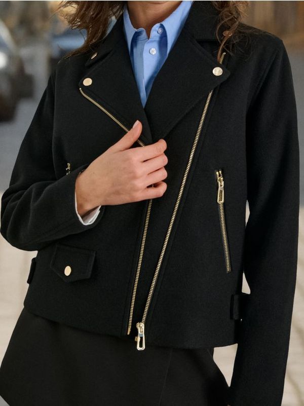 Sinsay Sinsay - Яке байкър - черeн