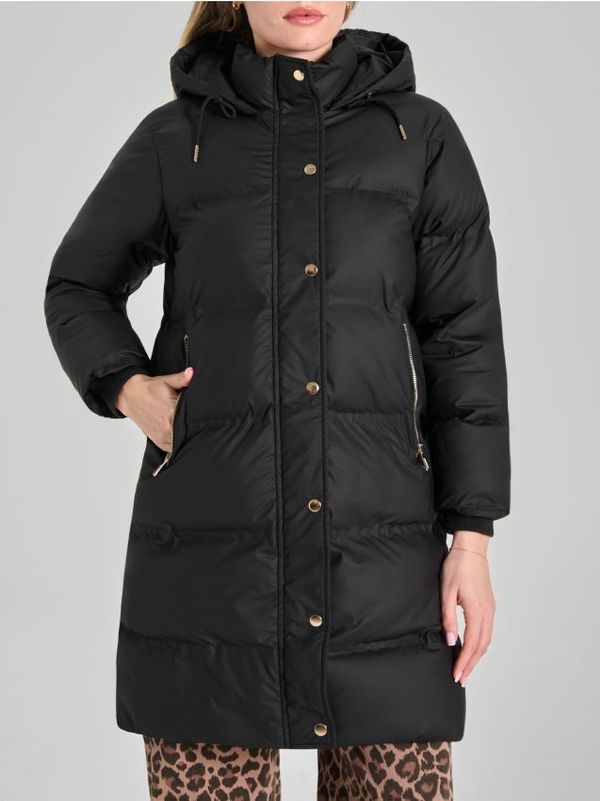 Sinsay Sinsay - Яке с качулка - черeн