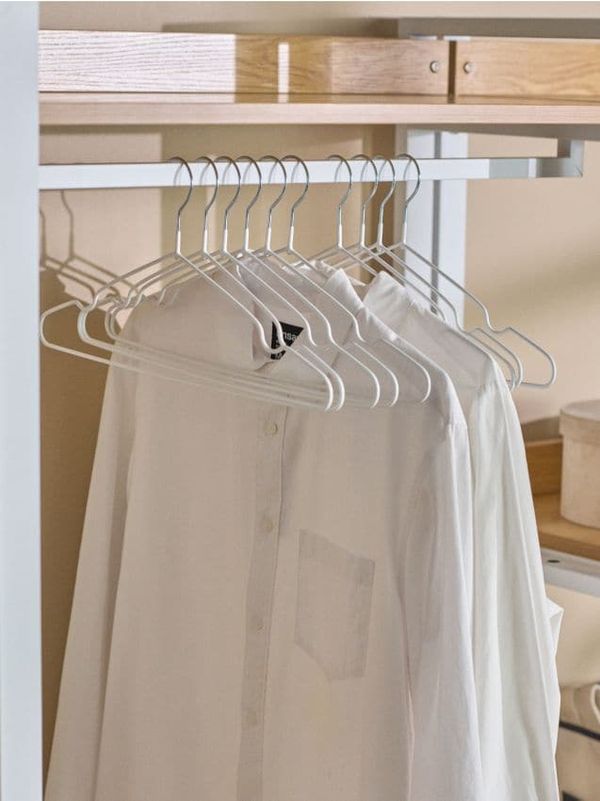 Sinsay Sinsay - Закачалки, 10 броя - бял