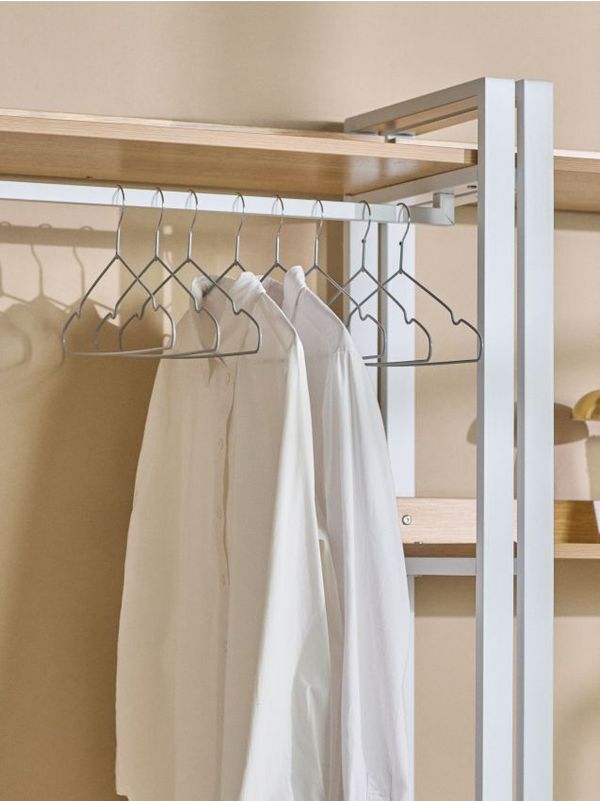 Sinsay Sinsay - Закачалки, 10 броя - Светло сиво