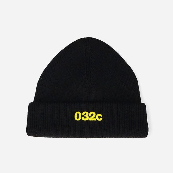 032c 032c Selfie Beanie FW22-A-0050 BLACK