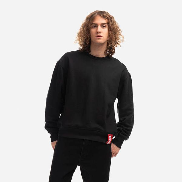 032c 032c Taped Crewneck Longsleeve FW22-C-2010 BLACK