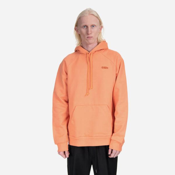 032c Мъжки суичър 032c Terra Reglan Hoodie SS23-C-2031 ИЗПРАНА ТЕРАКОТА