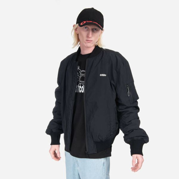 032c Мъжко яке 032c The Grosse Freiheit Bomber яке SS23-W-4010 ЧЕРНО