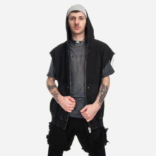 1017 ALYX 9SM Мъжка жилетка 1017 ALYX 9SM Скейт яке без ръкави AAMOU0408FA01 BLK0003