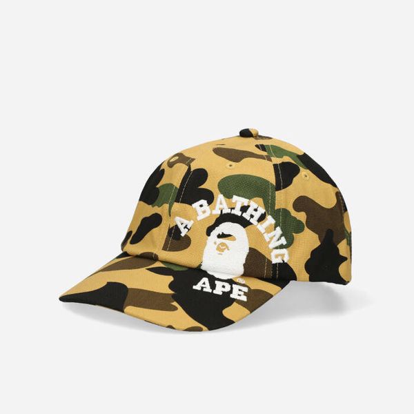 A Bathing Ape A Bathing Ape 1ST Camo Panel Cap 001CPI801009M YELLOW