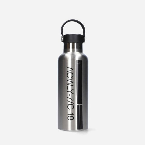 A-COLD-WALL* A-COLD-WALL* Coding Water Flask ACWUA159 BRUSHED SILVER