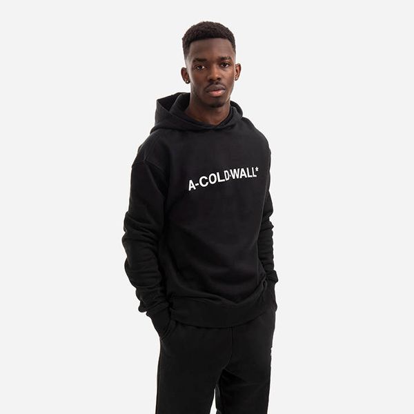 A-COLD-WALL* A-COLD-WALL* Essential Logo Hoodie ACWMW083 BLACK