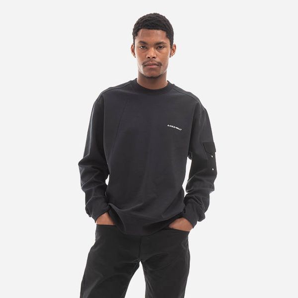 A-COLD-WALL* A-COLD-WALL* Polygon Technical Crewneck ACWMW079 BLACK
