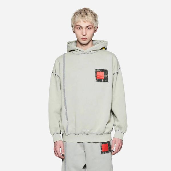 A-COLD-WALL* A-COLD-WALL* Relaxed Cubist Hoodie ACWMW088 COLD LIGHT GREY