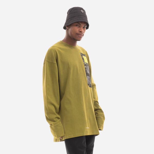A-COLD-WALL* A-COLD-WALL* Relaxed Cubist Longsleeve T-shirt ACWMTS098 MOSS GREEN