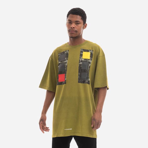 A-COLD-WALL* A-COLD-WALL* Relaxed Cubist T-shirt ACWMTS097 MOSS GREEN
