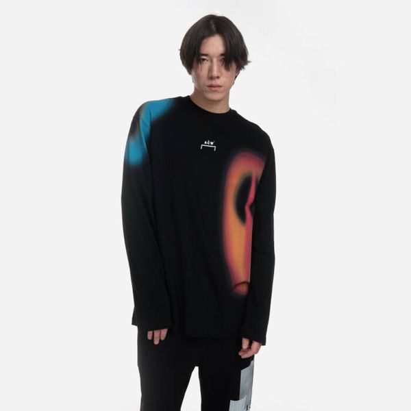 A-COLD-WALL* Мъжка тениска A-COLD-WALL* Хиперграфична тениска с дълъг ръкав ACWMTS100 ЧЕРЕН