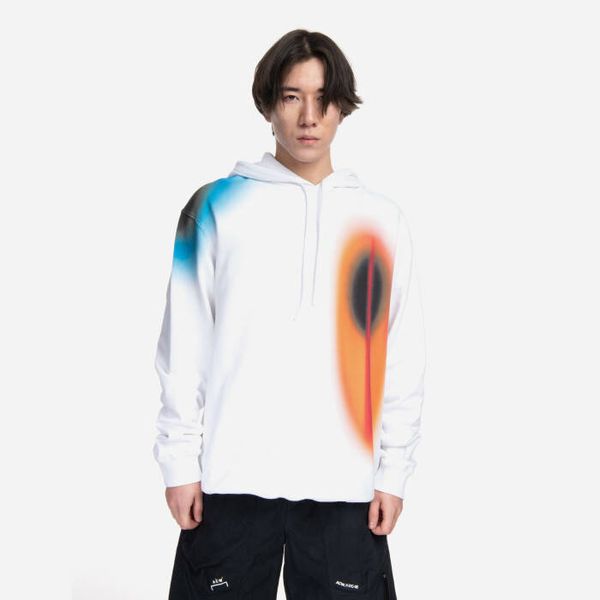 A-COLD-WALL* Мъжки суичър A-COLD-WALL* Hypergraphic Hoodie ACWMW089 БЯЛ