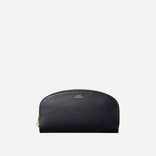 A.P.C A.P.C. Demi Lune Wallet PXAWV-F63218 BLACK