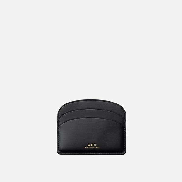 A.P.C A.P.C. Porte-cartes Demi-lune PXAWV-F63270 BLACK