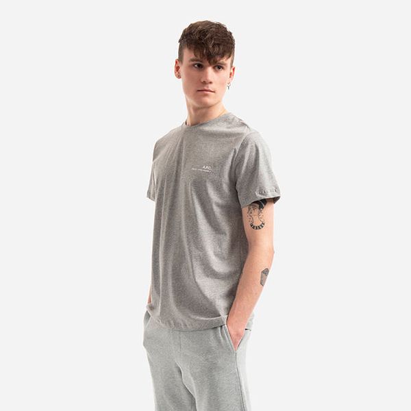 A.P.C A.P.C. T-shirt Item COEOP-H26904 GREY HEATHER