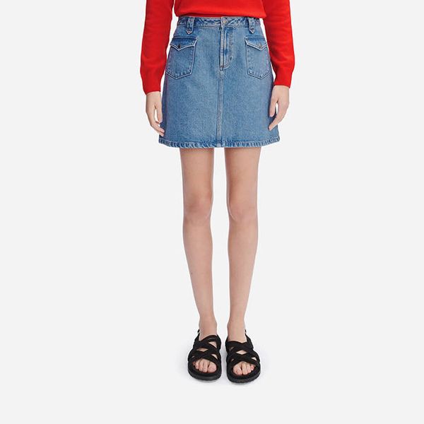 A.P.C. A.P.C. Jupe Manue COFAH-F06356 BLUE