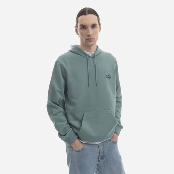A.P.C. A.P.C. Marvin Hoodie COEZD-H27733 GREY GREEN