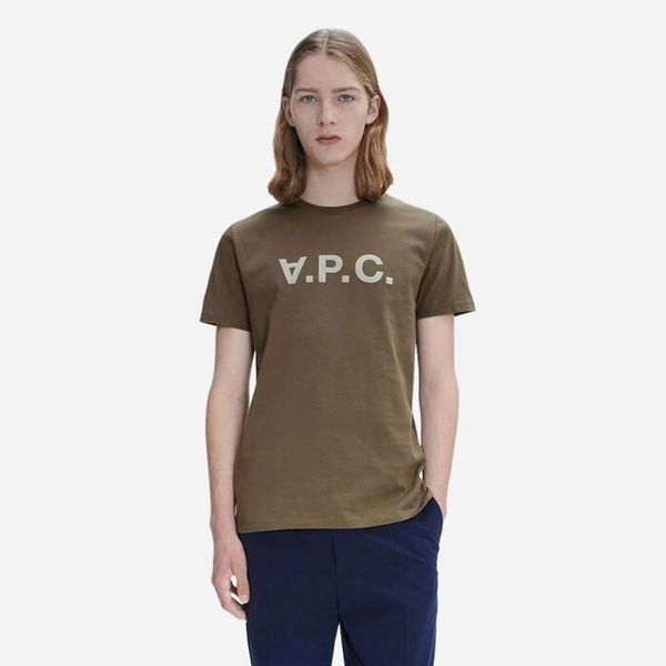 A.P.C. Мъжка APC тениска Vpc Bicolore H COBQX-H26217 KHAKI/GREY