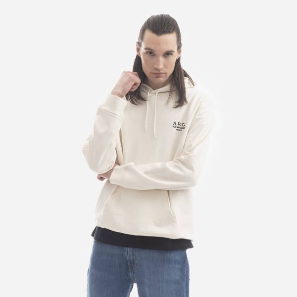 A.P.C. Мъжки hoody A. P. C. Marvin Hoodie COEZD-H27733 OFF WHITE