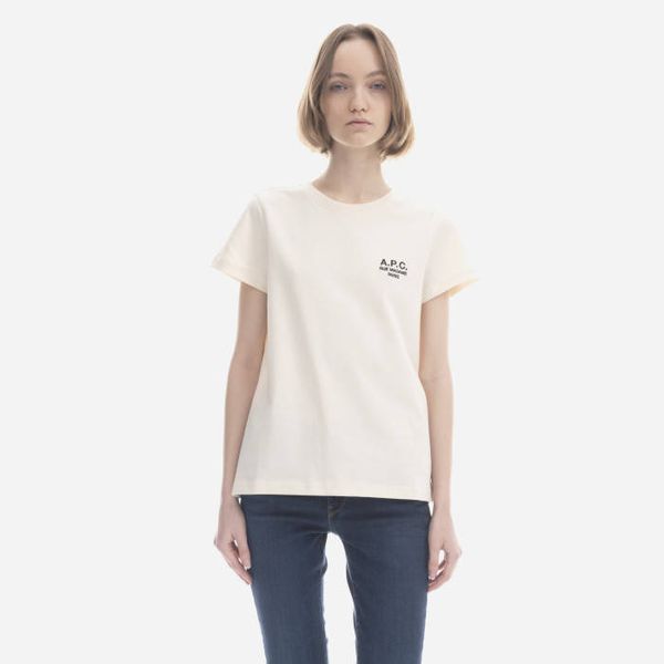 A.P.C. Женска тениска A. P. C. тениска New Denise COEZC-F26848 OFF WHITE