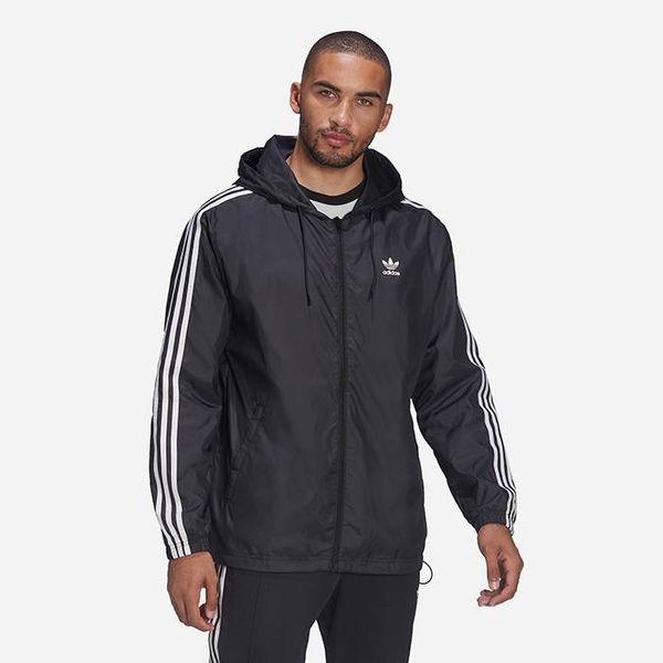 adidas adidas Originals Adicolor 3-Stripes Windbreaker Full Zip Jacket HB9489