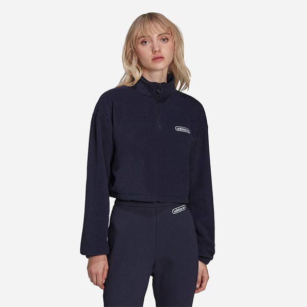 adidas Originals adidas Originals 1/4-Zip Cropped Sweater 'Trend Pack' HL0052