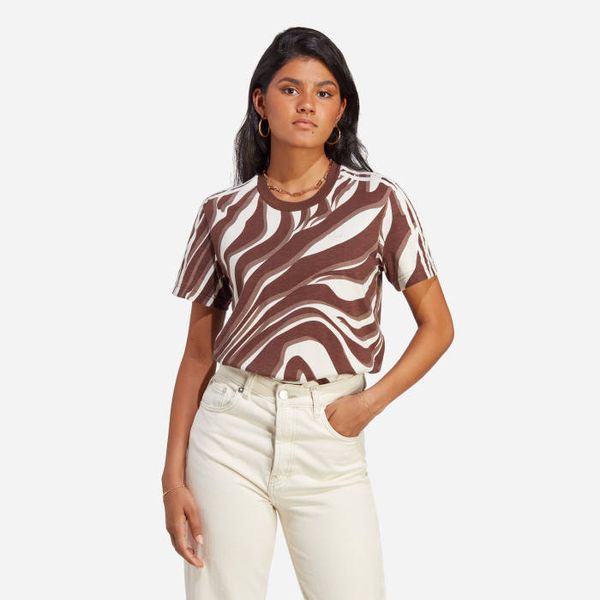 adidas Originals adidas Originals Abstract Allover Animal Print Tee IJ8192