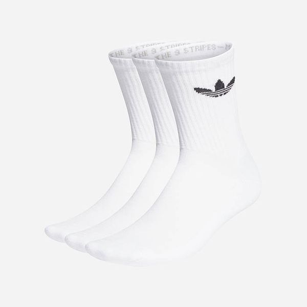 adidas Originals adidas Originals Cushioned Trefoil Mid-Cut Crew Socks 3-Pack HB5881