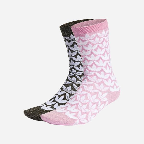 adidas Originals adidas Originals Monogram Full Glitter Crew Socks 2-pack HL9420