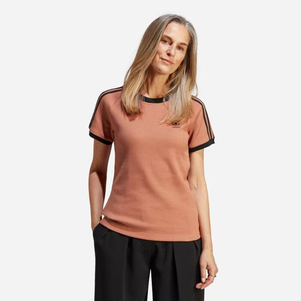 adidas Originals Дамска тениска adidas Originals Тънка тениска с 3 ивици IC5464