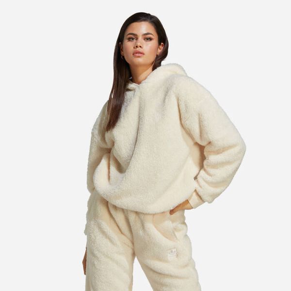 adidas Originals Дамски суичър adidas Originals Essentials+ Пухкаво плюшено суичър с качулка IC2254