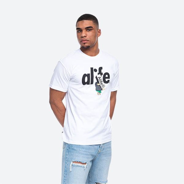 Alife Alife boostin тениска ALISS20-59 Бял/черен